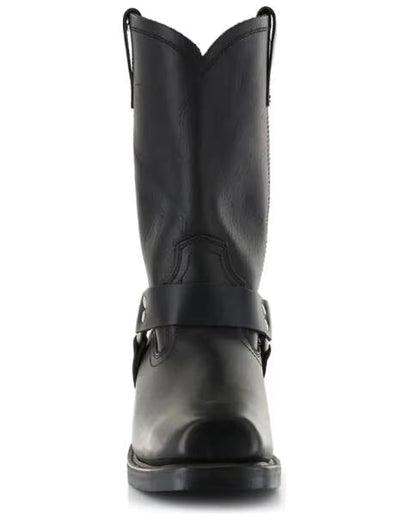 Luxury Retro Cowboy Boots Men Mid Calf Western Boot Men Pu Leather Man Slip On Shoes Winter Knight Boots Booties Plus Size 48 - CB049