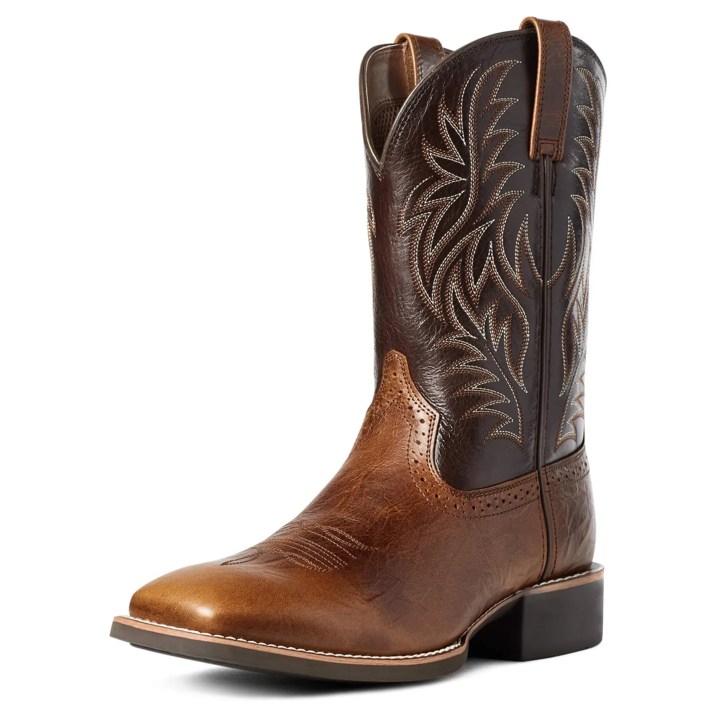 Men High Boots Embroidery Retro Handmade Mens Boots Western Cowboy Boot Pointed Toe Boots Hand Stitching Outdoor Men's Shoes - CB003