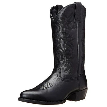Men Women Mid-calf Boots Handmade Retro Western Cowboy Boots Leisure Casual Loafers Sneakers Riding Shoes Zapatos Hombres Unisex - CB050