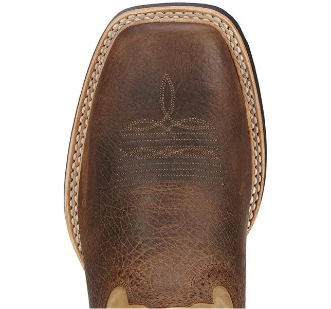 Retro Mid-tube Western Cowboy Black and Brown Boots Role-playing Accessories Handmade Leather Shoes Cyberpunk Unisex Riding Boot - CB016