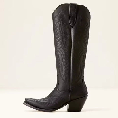 Western Sle High-Cut Pointed Toe Booties Large Size Cowboy Boots for Men Casual Leisure Faion Spring Autumn Season - CB044