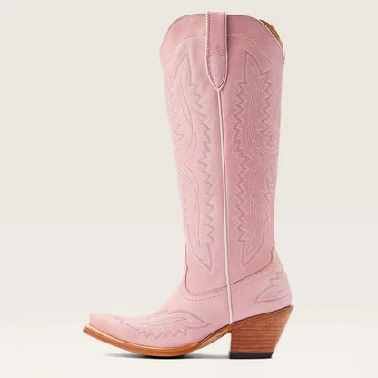 Western Sle High-Cut Pointed Toe Booties Large Size Cowboy Boots for Men Casual Leisure Faion Spring Autumn Season - CB044