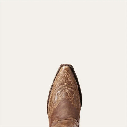 Western Sle Pointed Toe High Heel Booties Large Size Cowboy Boots for Women Faionable High Tubc Rubber Outsole Summer Boots - CB039